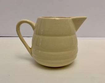 Vintage BAUER Pottery 907 Blue Ceramic Beehive Ringware Pitcher - Etsy