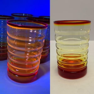 Amberina Glassware - Etsy