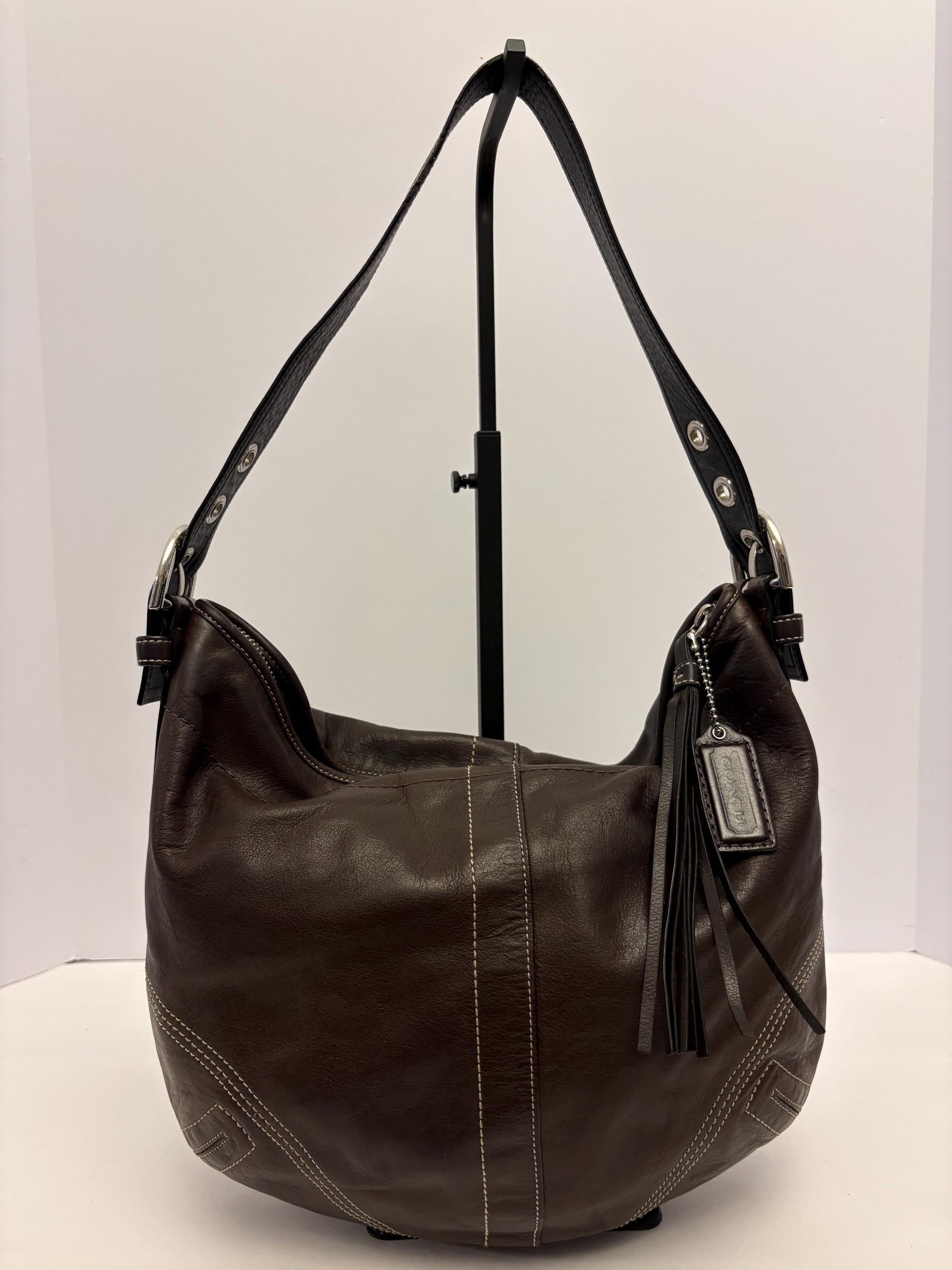Coach Brown Vintage Shoulder Bag - Etsy