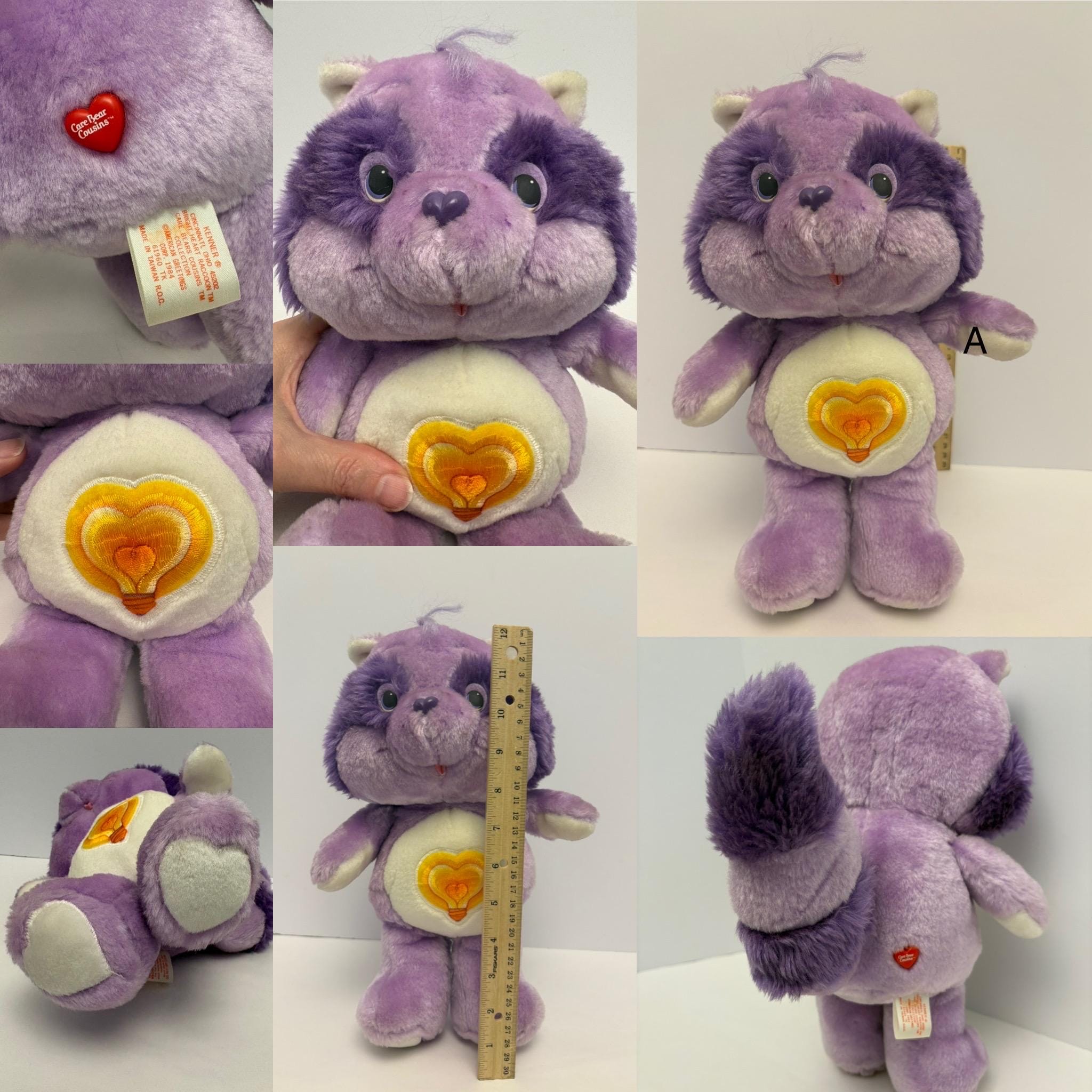 Vintage Care Bears Plush American Greetings 1980's Kenner Carlton