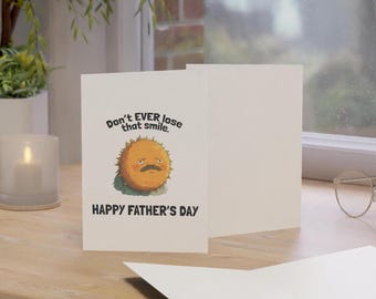 Tarjeta sarcástica para el Día del Padre, regalo divertido para el Día del Padre, tarjeta para papá, tarjeta para el Día del Padre de un hijo, tarjeta para el Día del Padre de una hija