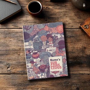 Diario creativo personalizado para el subconsciente, diario para sueños, cuaderno de dibujo infantil, diario divertido, regalo de diseño único para artistas.