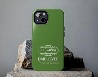 Groene op ontslag geïnspireerde telefoonhoesje voor werknemer, op ontslag geïnspireerde stoere hoesjes, sterke telefoonhoezen, cadeaus voor techliefhebbers, unieke accessoires
