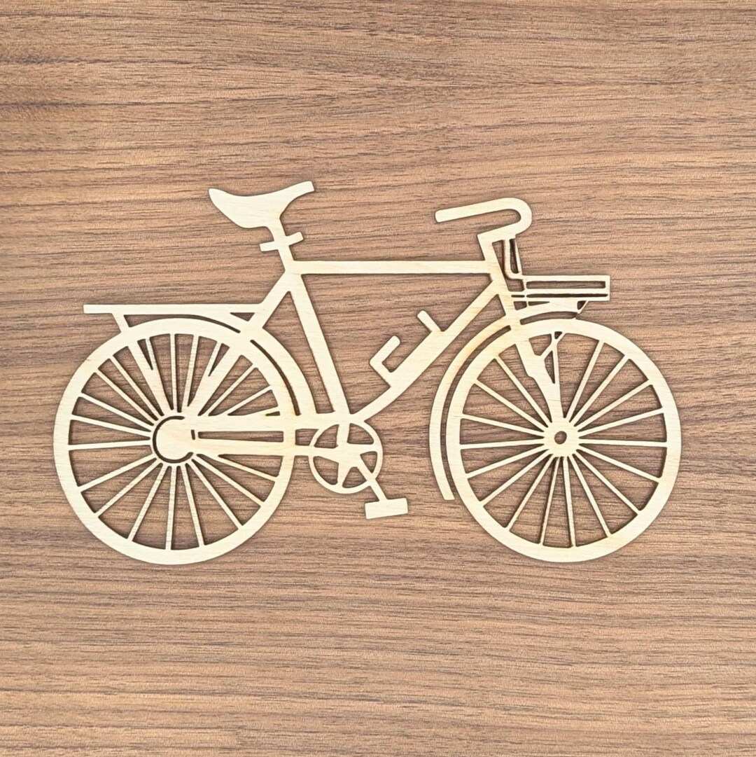 Baltic Birch Bicycle Shape: Paintable Wood Cutout - Etsy