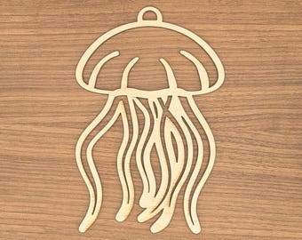 Jellyfish Suncatcher Craft Kit: Wood & Acrylic DIY Ornament