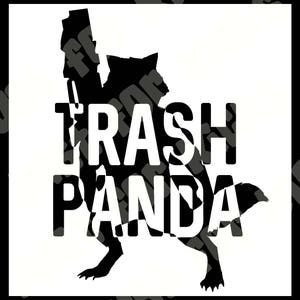Trash Panda Rocket Racoon SVG Cut File | DXF PDF Guardians of the Galaxy Vol 2 Inspired