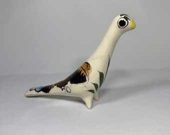 Mexican Tonala Pottery Bird - Hand Painted