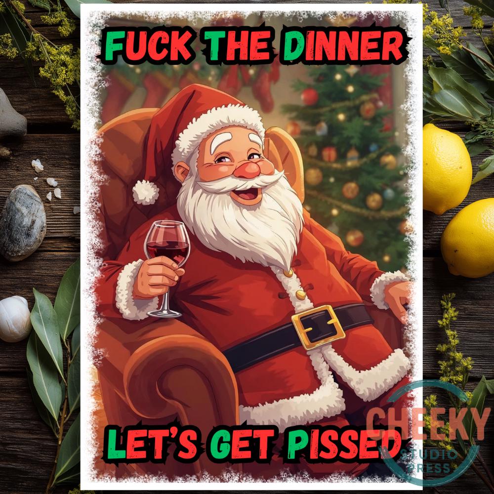 Drunk Christmas Card - Etsy UK