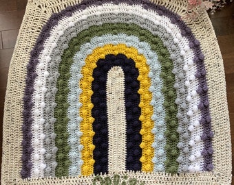 Rainbow Baby Blanket ~ Personalized
