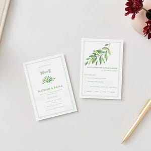 Carta de invitación de boda.