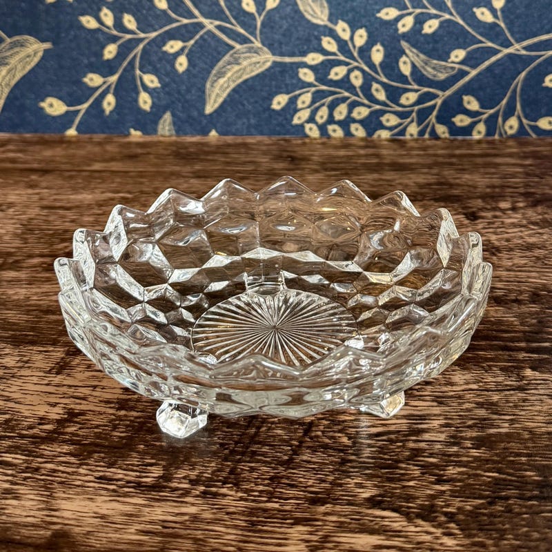 Mid century modern footed candy dish