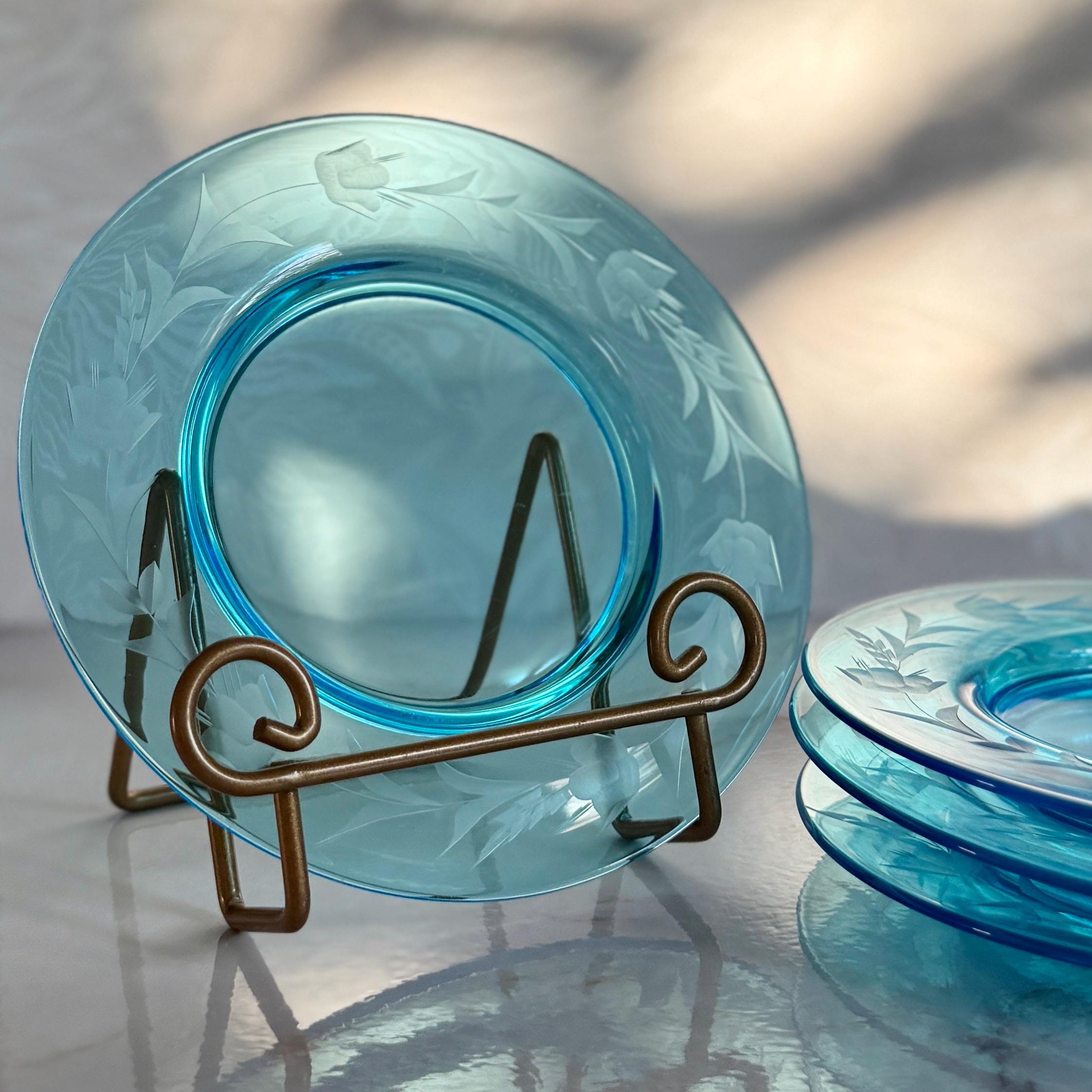 Fostoria dinner plates glass plates - Etsy 日本