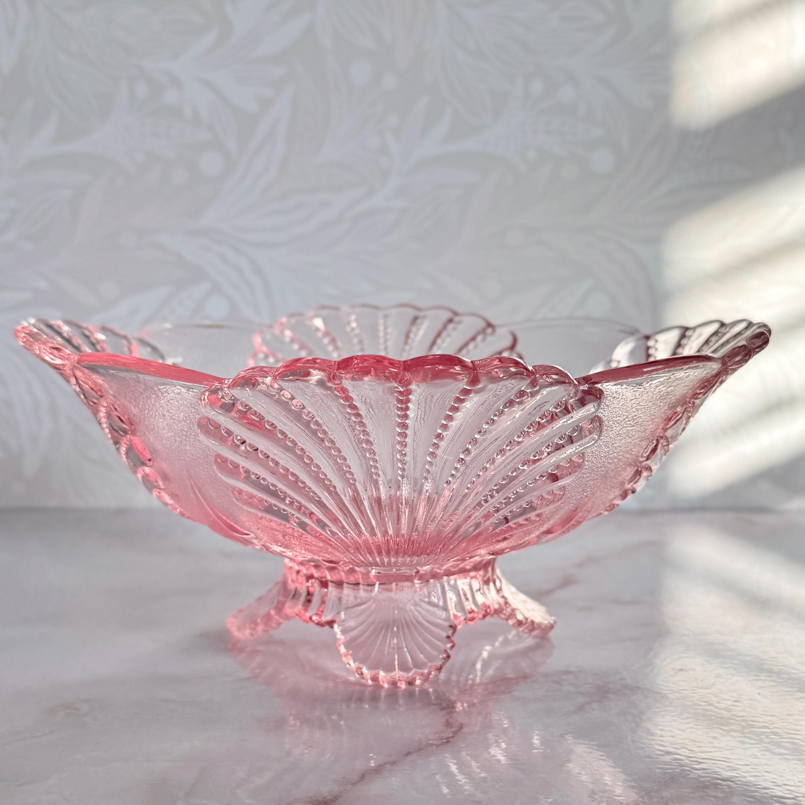 Vintage Mosser Pink Milk Glass - Etsy