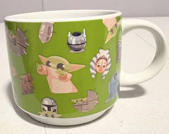 Taza de Grogu de Star Wars Mandalorian, taza de té verde (226 g)
