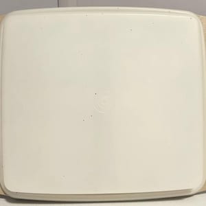 Vintage Tupperware Deviled Eierhalter Carrier Tablett Almond 723 USA