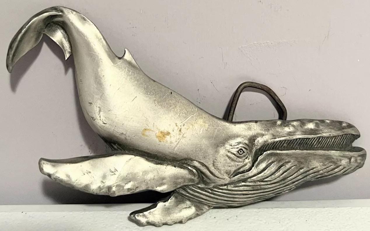 Whale belt buckle - Etsy 日本