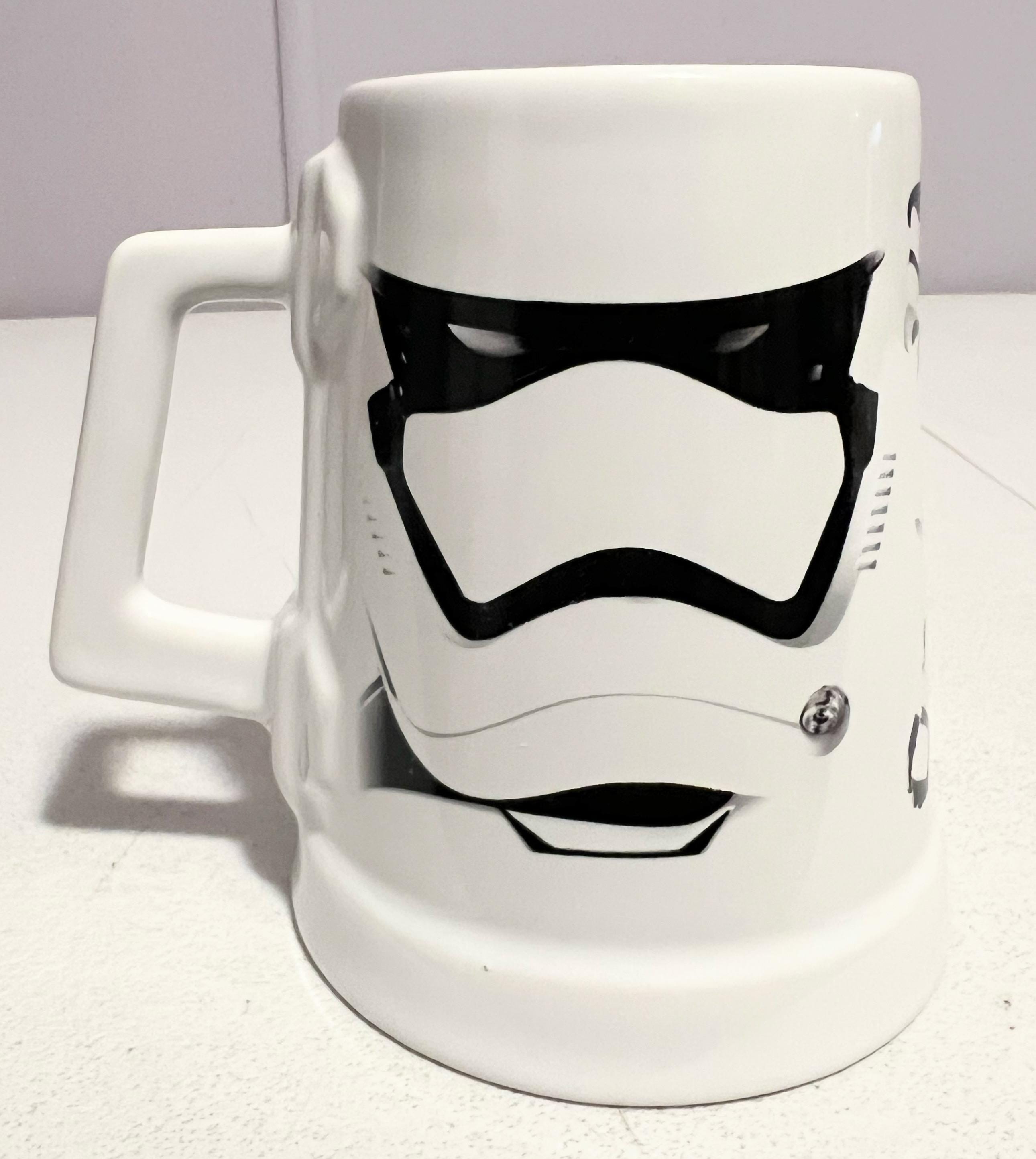 Star Wars The Force Awakens Stormtrooper Mug Ceramic Disney Store 3/4”