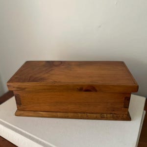 Handmade Lidded Wood Box | One of a kind