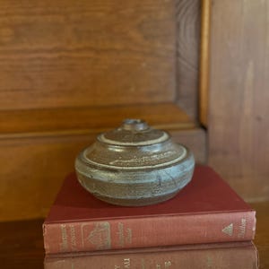 Studio Pottery Vase | Brown and Blue Vase