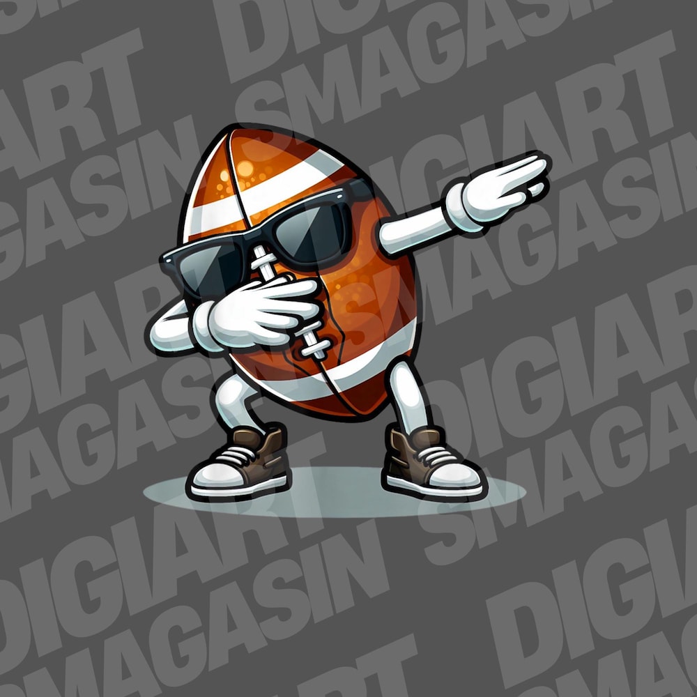 Dabbing American Football Usa Fans | Funny Dab Dance Design | Digital Png For T-Shirts, Hoodies, Mugs, And More | Instant Download Fashion24Hs