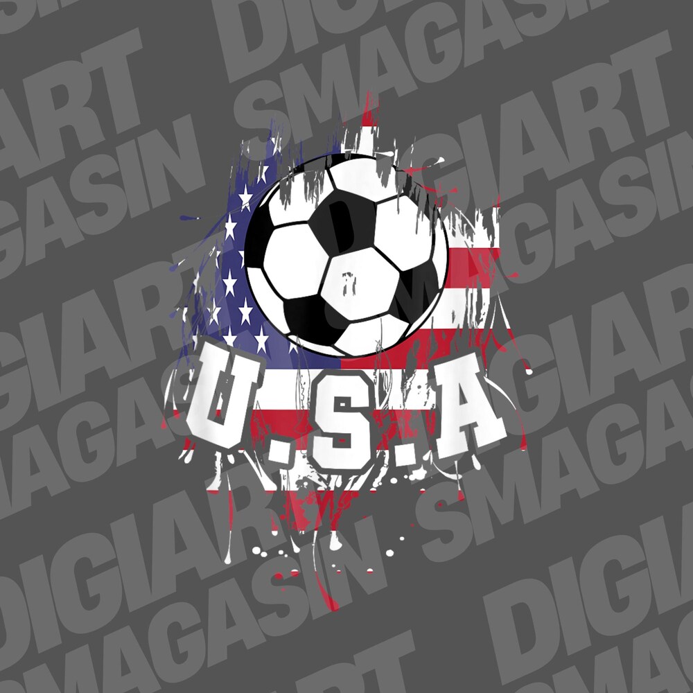 American Football Usa Futbol Flag Design | Digital Png For T-Shirts, Hoodies, Mugs, And More | Instant Download Fashion24Hs
