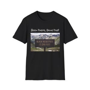 Black Bear Pass, Rocky Mountains. Softstyle T-Shirt Tee
