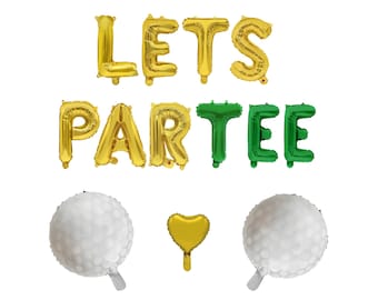 Prenons le tee-shirt ! Banderole : ballons, fête sur le thème du golf, fête de rugby, fête de basket-ball, décoration de fête de départ en retraite