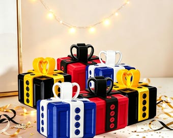 Coffret cadeau agaçant, coffret farce avec doigt d'honneur, outils cachés, clips à vis, doigts d'honneur agaçants, coffret cadeau gag puzzle à vis