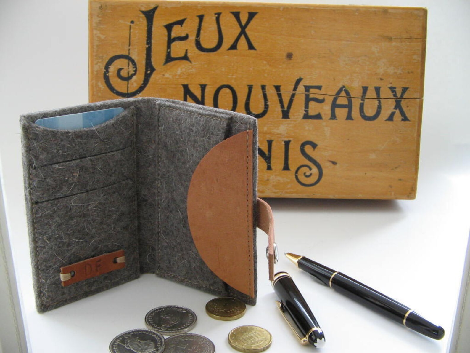 Personalized Wallet.credit Card Coin Wallet. Eco Friendly Etsy