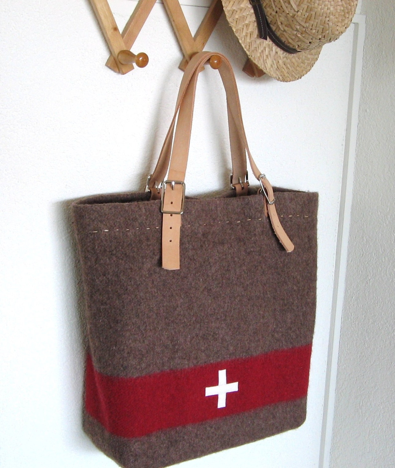 Swiss Army Blanket Bag XL Beach Bag durable Shopping Tote Etsy