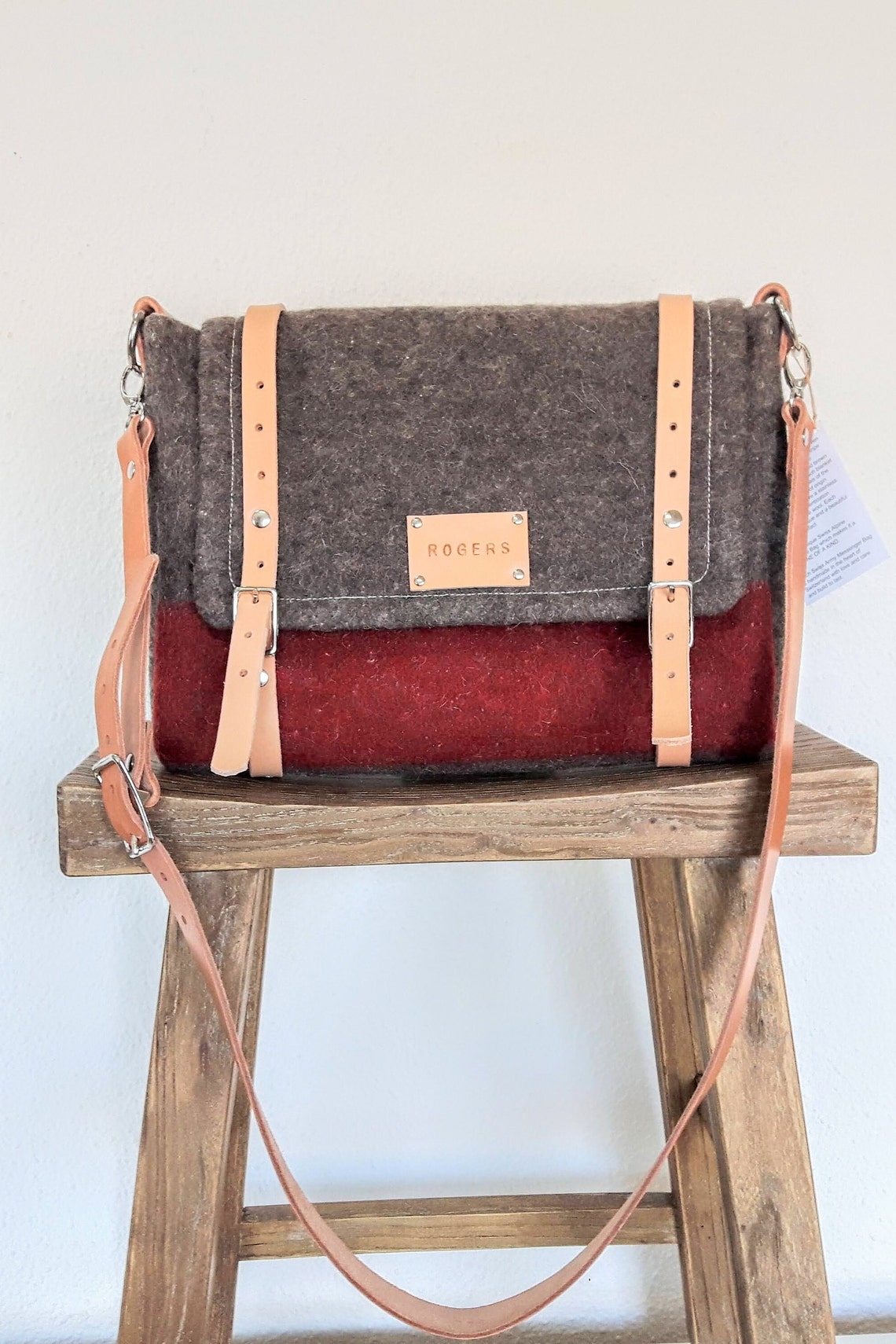 Authentic Swiss Army Blanket Bag Travel Bag Unique Ipad Etsy