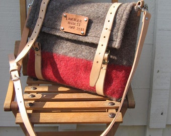 Authentic Swiss Army Blanket Messenger bag Travel Bag Christmas gift