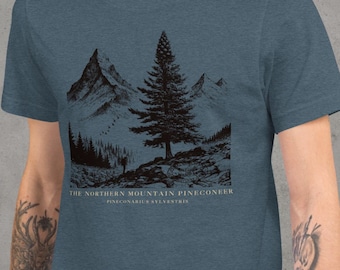 Pinecone Tree Shirt: Nature Lover Tee, Outdoor T-Shirt, Mystic Tree Shirt