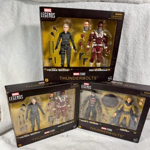 Marvel Legends THUNDERBOLTS John F. Walker, Sentry, Yelena Belova, Red Guardian EEN EIGENAAR Verzegeld nieuw in goede staat