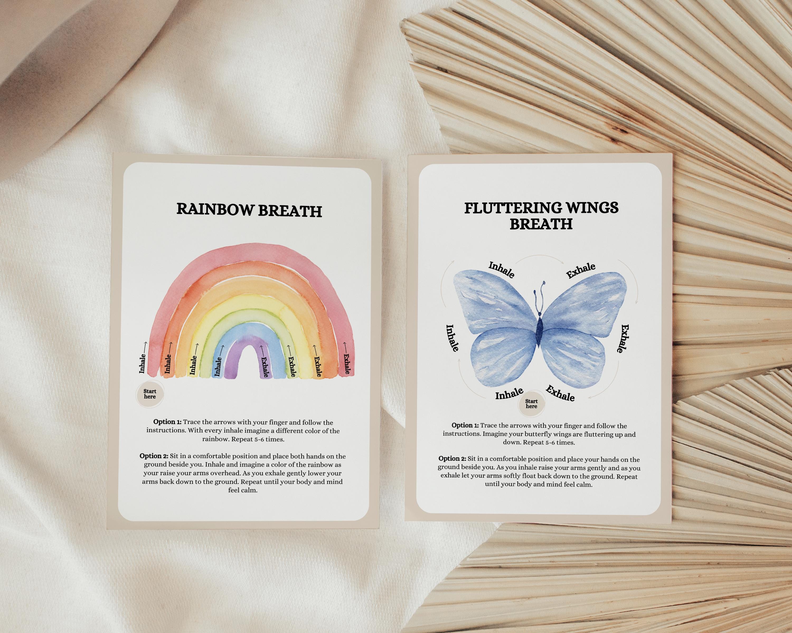 Traceable Yoga Breathing Posters for Kids | Embodied Mindfulness & SEL ...