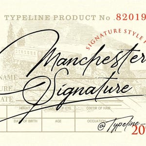 Fuente caligráfica Manchester Signature, fuente script, fuente para bodas, fuente moderna, fuente manuscrita, fuente Cricut, fuente cursiva, fuente Canva