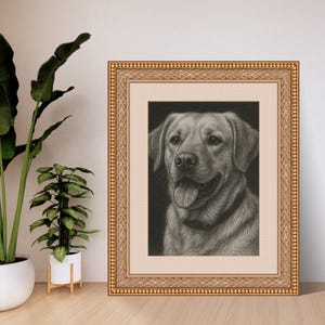 Custom Dog Portrait Illustration From Photo, Printable Pet Wall Art Prints, Cartoon Digital Prints Gift, Custom Cat Digital Download Picture
