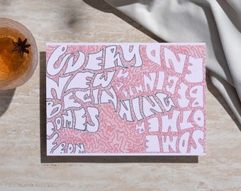 Postal "Nuevos Comienzos" (15 x 10 cm) / Postales de Bellas Artes