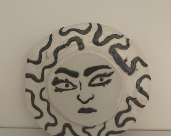 Sol Azulejo Tile | Handmade Fine Art Ceramics by Bret Kavanaugh