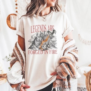 Fantasy Inspired T-Shirt, Medieval Apparel, Dungeons and Dragons Shirt, Dragons Graphic Tee, TTRPG Shirt, Legends T-Shirt, D&D Gift