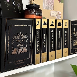 Throne of Glass Custom Hardbacks - Cloth Over Board
