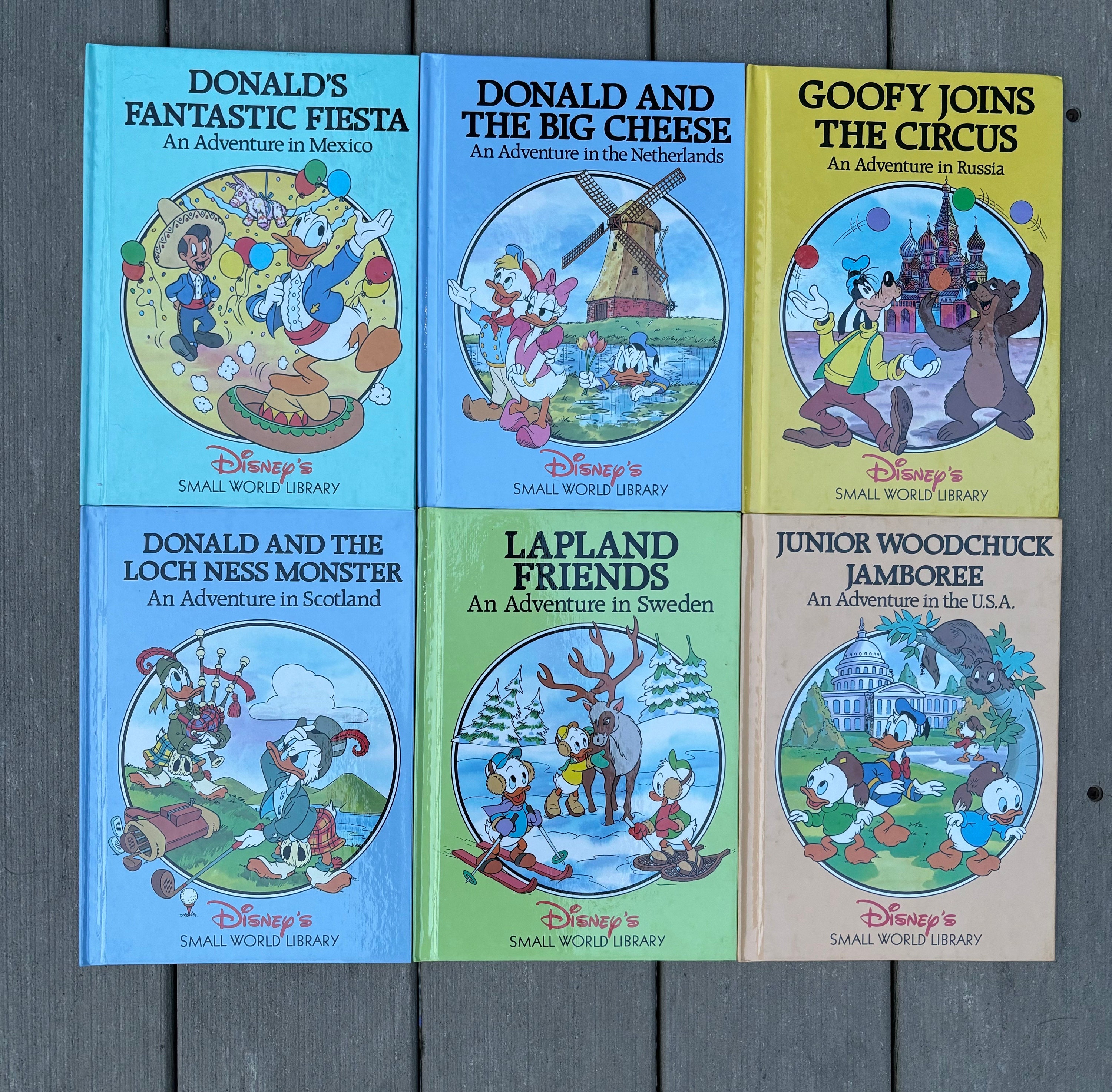 Vintage Disney Books Small World Library Adventure Lot of 13