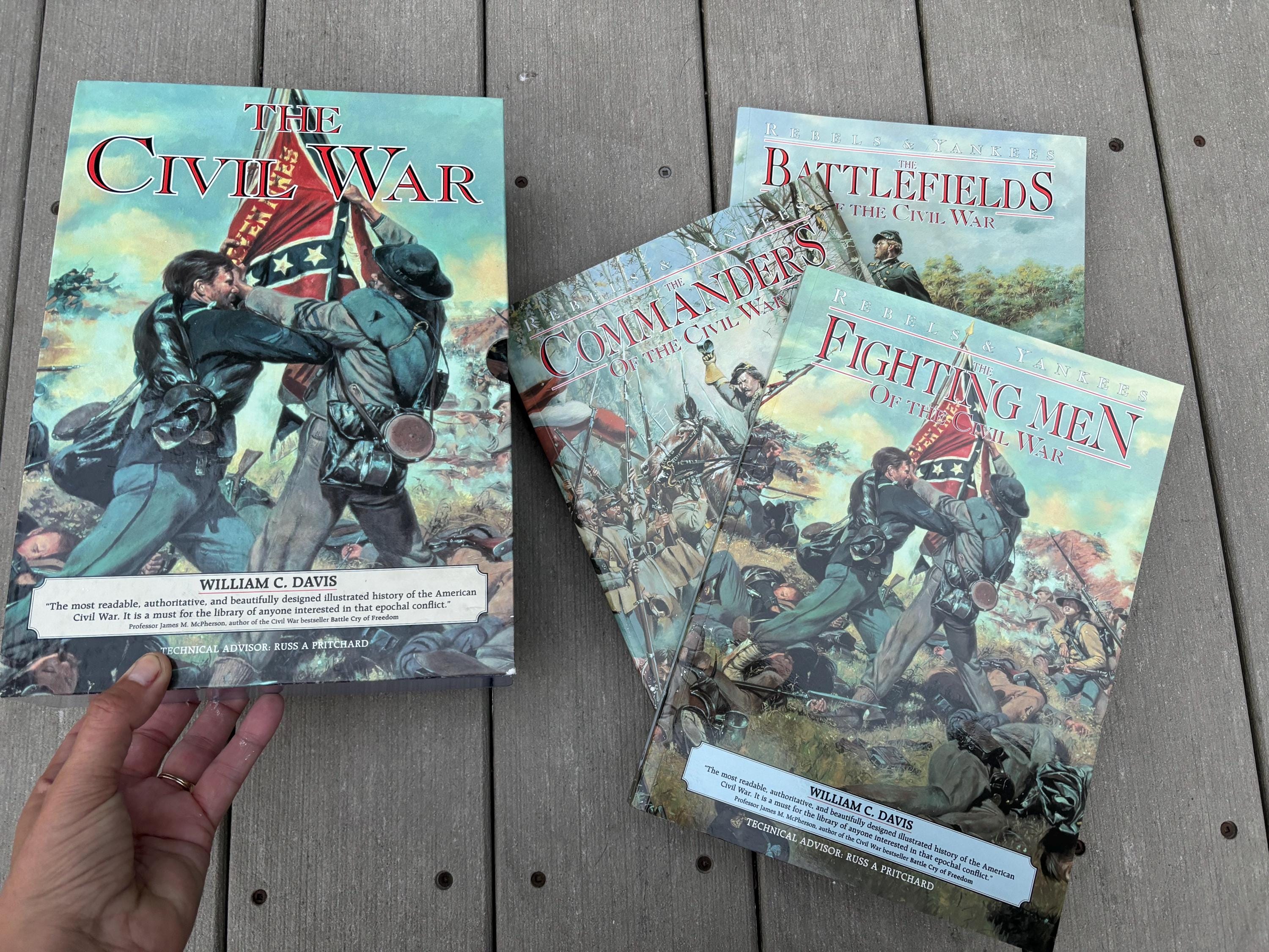 Civil War Book Set - Etsy