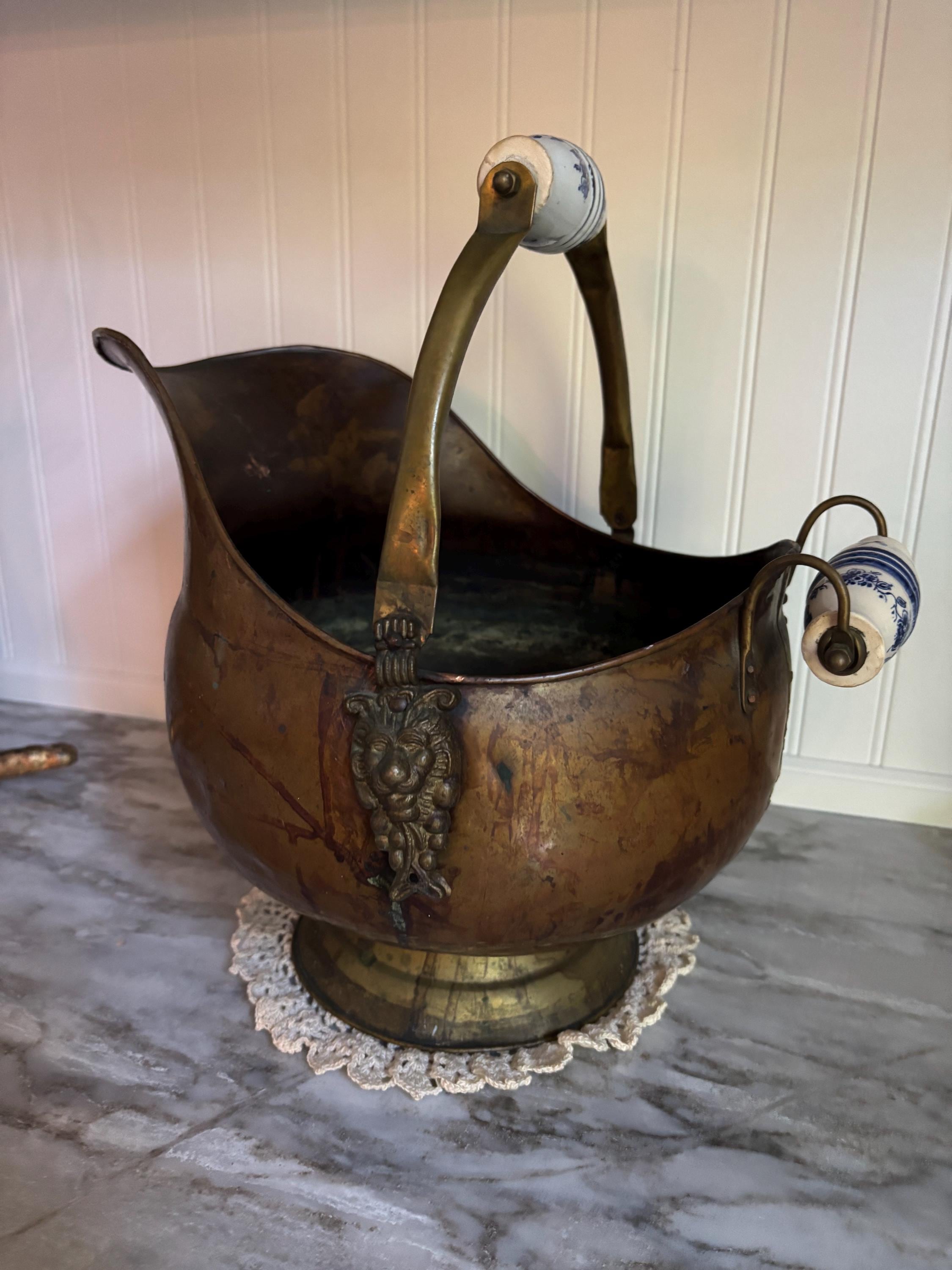 Vintage Ceramic Bucket - Etsy