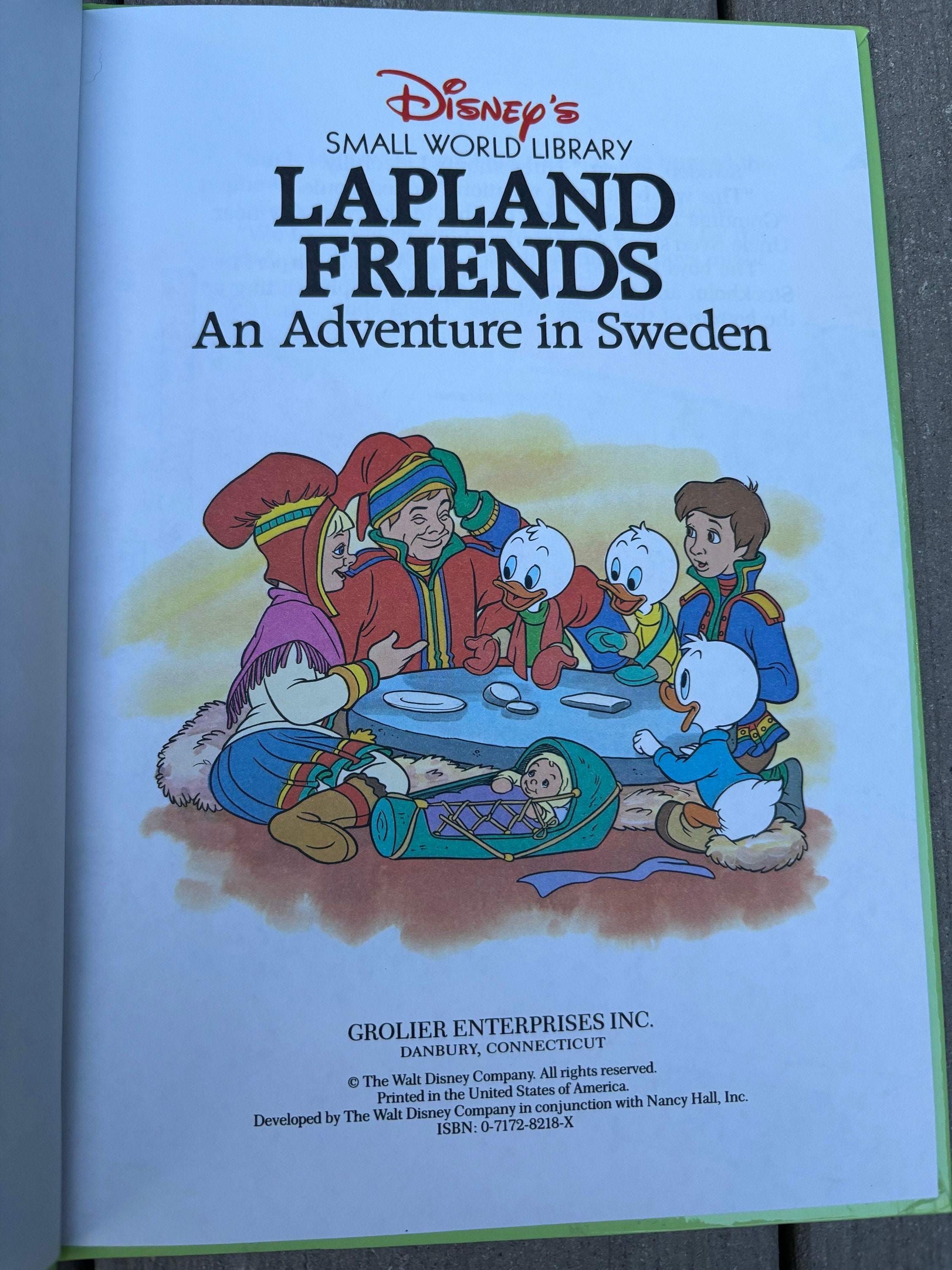 Vintage Disney Books Small World Library Adventure Lot of 13