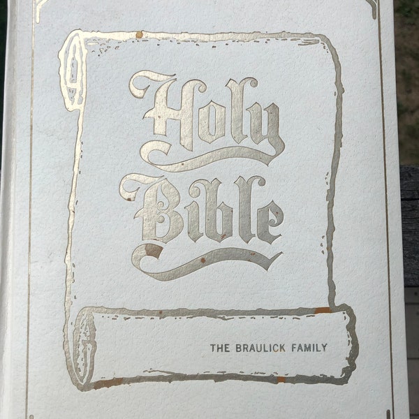 Large Print King James Bible - Etsy