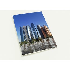 10er-Pack Grußkarten - Etihad Towers, Tabaky, UAE Design