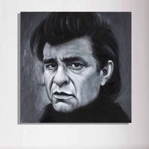 Print on Canvas, Johnny Cash, Music Art, Pop Art, Personalized Canvas Print