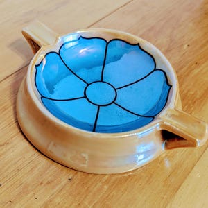 Ceramic Floral Ashtray Change or Trinket Dish Made In Japan