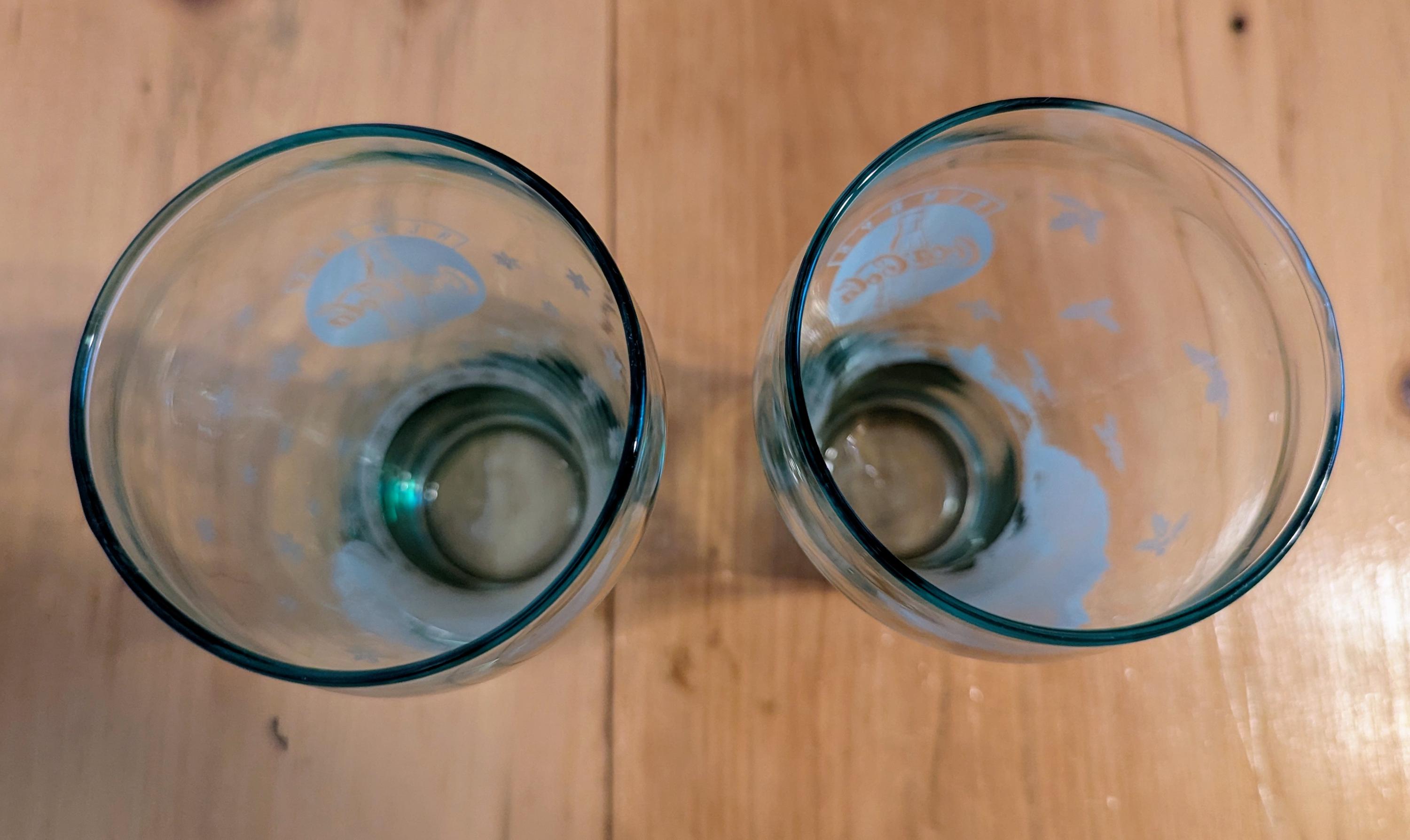 Lot De 2 Verres Collector Coca-Cola Italia, Années 1990, Neufs